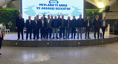 İstanbul'daki Ayrancılılar Mevlana'yı Anma Programında Buluştu