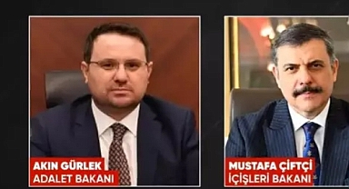 Kabine'de değişiklik: İçişleri Bakanı Mustafa Çiftçi, Adalet Bakanı Akın Gürlek oldu