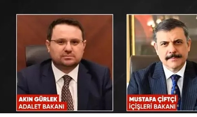 Kabine'de değişiklik: İçişleri Bakanı Mustafa Çiftçi, Adalet Bakanı Akın Gürlek oldu