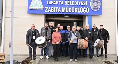 Ramazan davulcuları göreve hazır