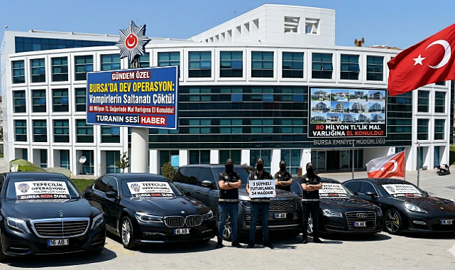 Bursa’da ‘Vampir’ Operasyonu: 34 Aileyi Kuruttular, 80 Milyonluk Saltanat Çöktü!