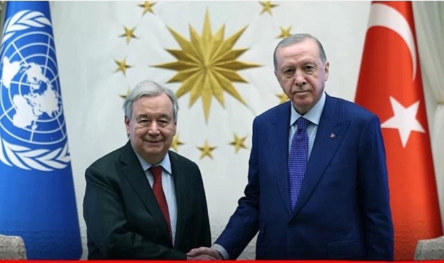 Cumhurbaşkanı Erdoğan'dan BM Genel Sekreteri Guterres'e 'Barış Ödülü': Küresel adaletin sesi oldu