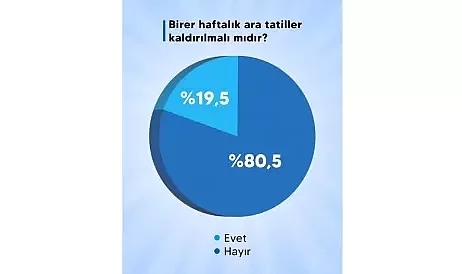 Türk Eğitim-Sen'den ara tatil anketi: 'Katılanların yüzde 80.5'i ‘kaldırılmasın' diyor'