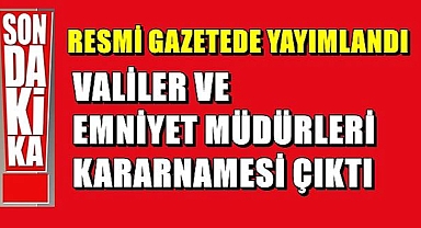 Ankara Valisi değişti! Vasip Şahin'in yerine Yakup Canpolat atandı. Ve diğer Atamalar 