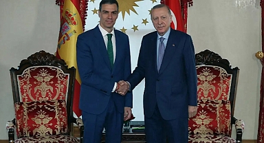 Cumhurbaşkanı Erdoğan, İspanya Başbakanı Sanchez ile görüştü