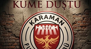 Karaman Fk Yazık oldu: 2. Lig’e veda ettik