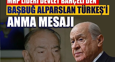 MHP Lideri Devlet Bahçeli, Başbuğ Alparslan Türkeş’i vefatının 29. yıl dönümünde andı: Yaktığı meşale hiç sönmeyecek