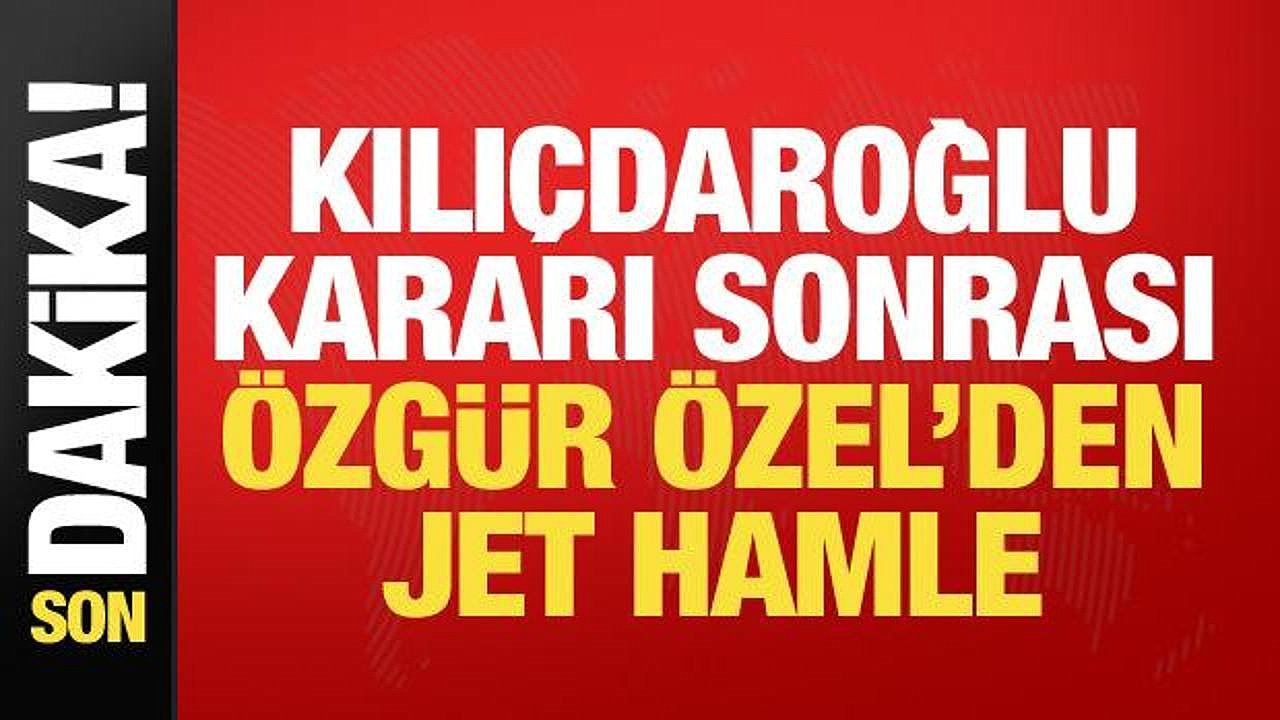 Son dakika: CHP'de hareketlilik! Özgür Özel'den ilk hamle: Acil koduyla çağırdı