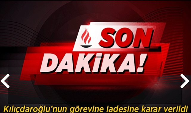 SON DAKİKA CHP için mutlak butlan kararı