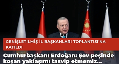 Cumhurbaşkanı Recep Tayyip Erdoğan, AK Parti Genişletilmiş İl Başkanları Toplantısı'nda konuştu.