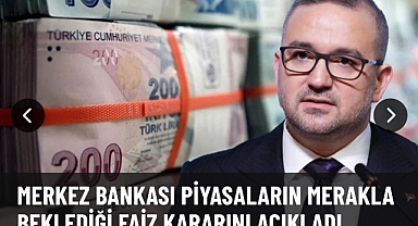 Merkez Bankası politika faizini sabit tuttu