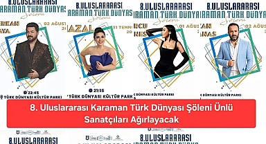 8. Uluslararası Karaman Türk Dünyası Şöleni Ünlü Baslior
