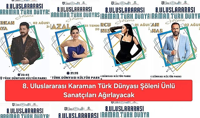 8. Uluslararası Karaman Türk Dünyası Şöleni Ünlü Baslior