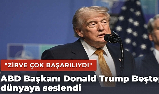 ABD Başkanı Donald Trump Beştepe'den dünyaya seslendi! Zirve çok başarılıydı