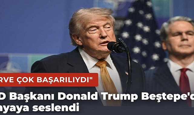 ABD Başkanı Donald Trump Beştepe'den dünyaya seslendi! Zirve çok başarılıydı