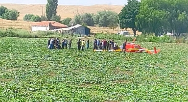 Ankara'da eğitim helikopteri düştü: 1 can kaybı