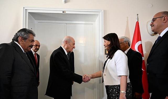 MHP Lideri Devlet Bahçeli, DEM Parti heyetini kabul etti