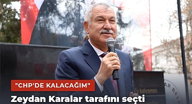 Zeydan Karalar tarafını seçti